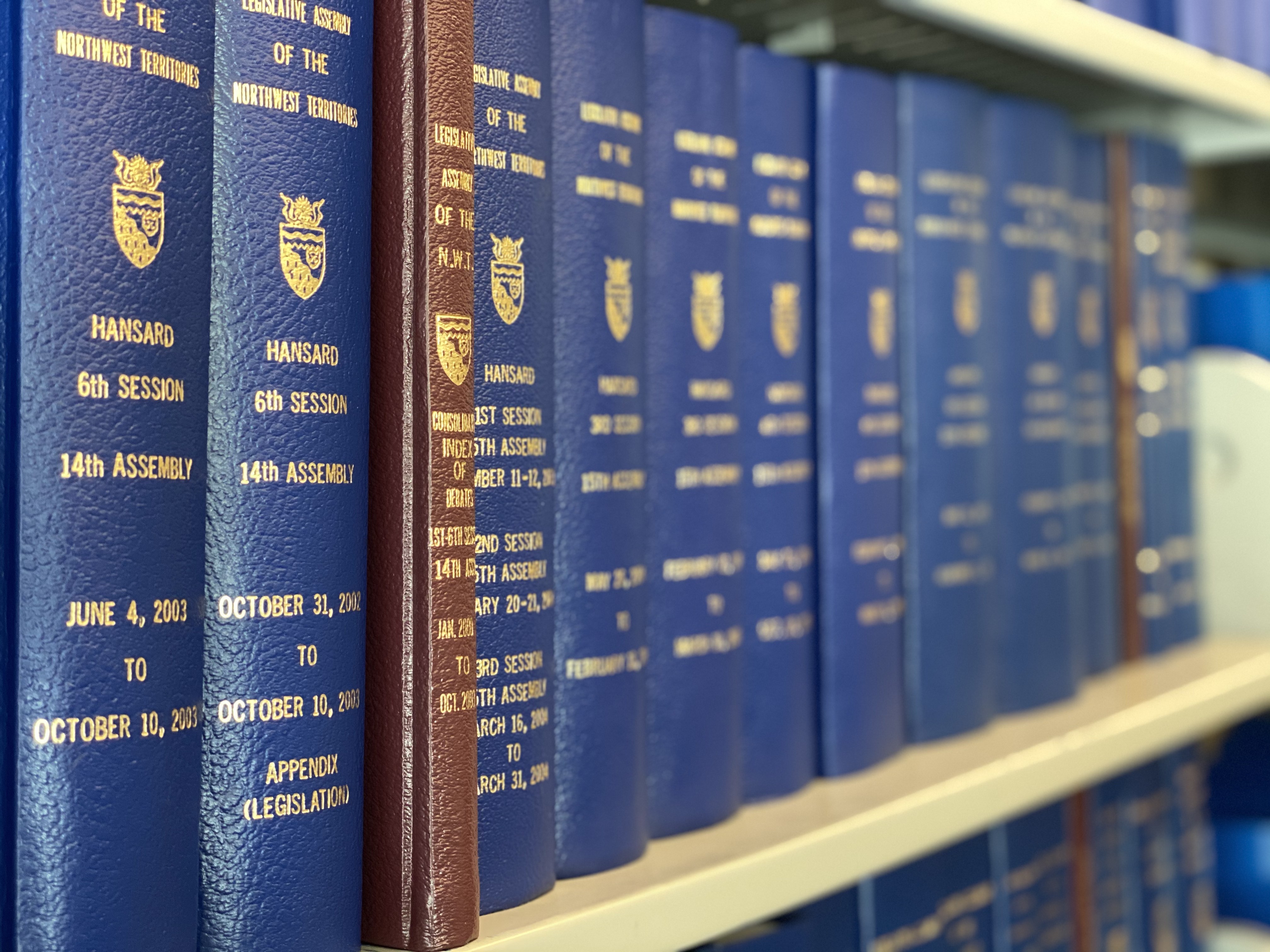 Library Books - angled